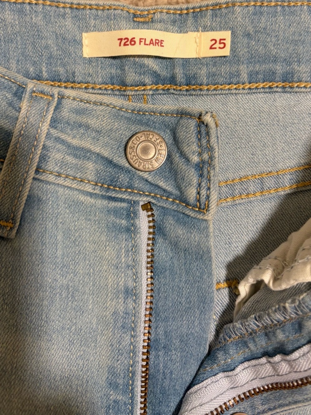Levi’s 726 Flare Light Blue Women's Jeans - Size 25